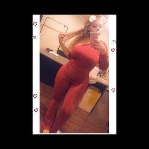 Sexy one shoulder Luxe Cocktail Jumpsuit